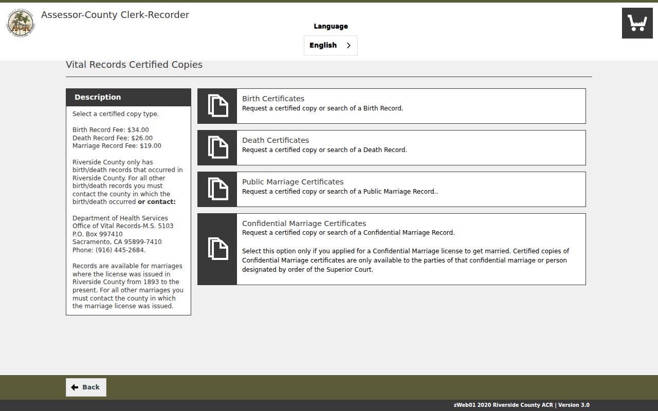 Menifee people search with Riverside vital records