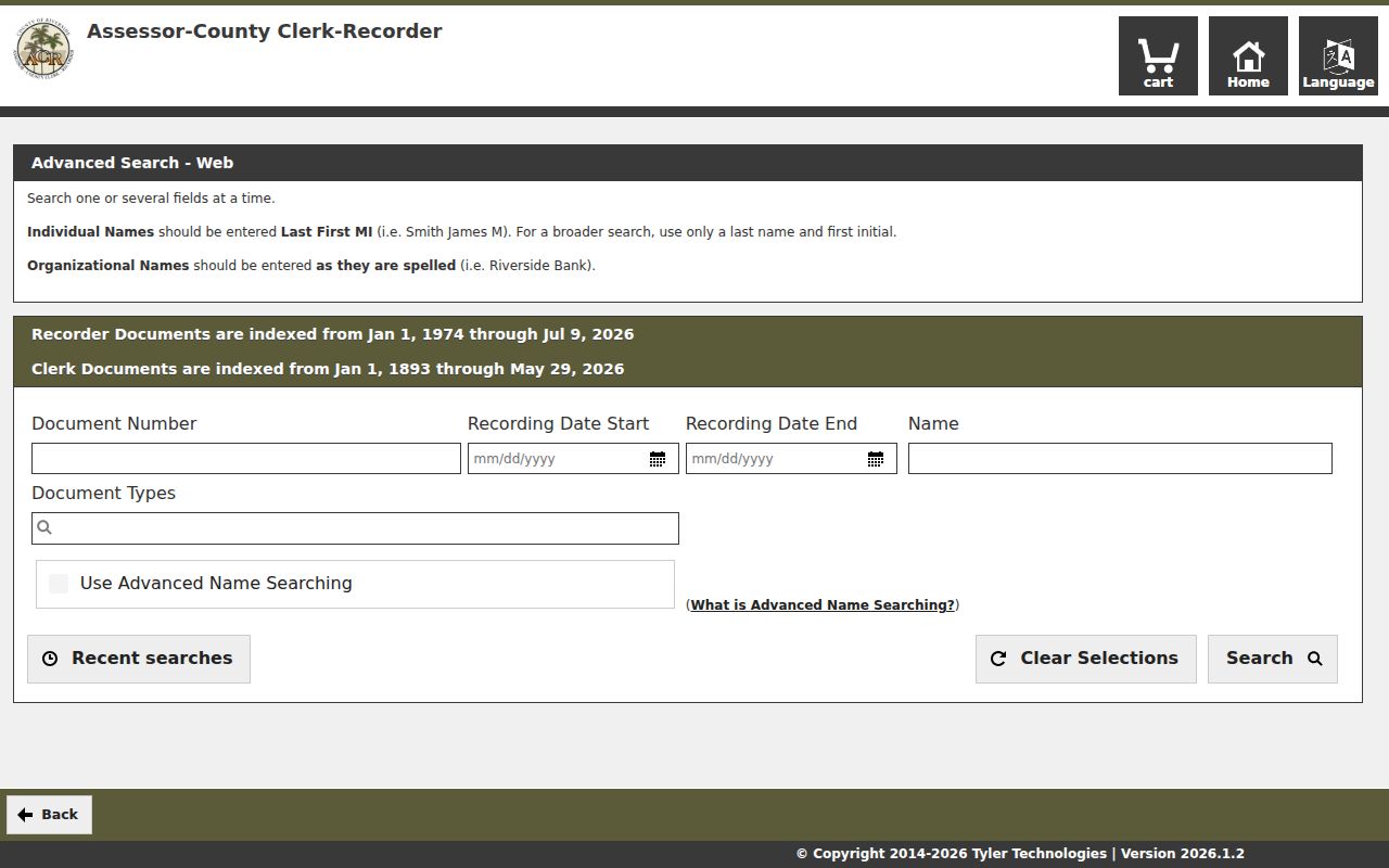 Menifee people search advanced recorder index