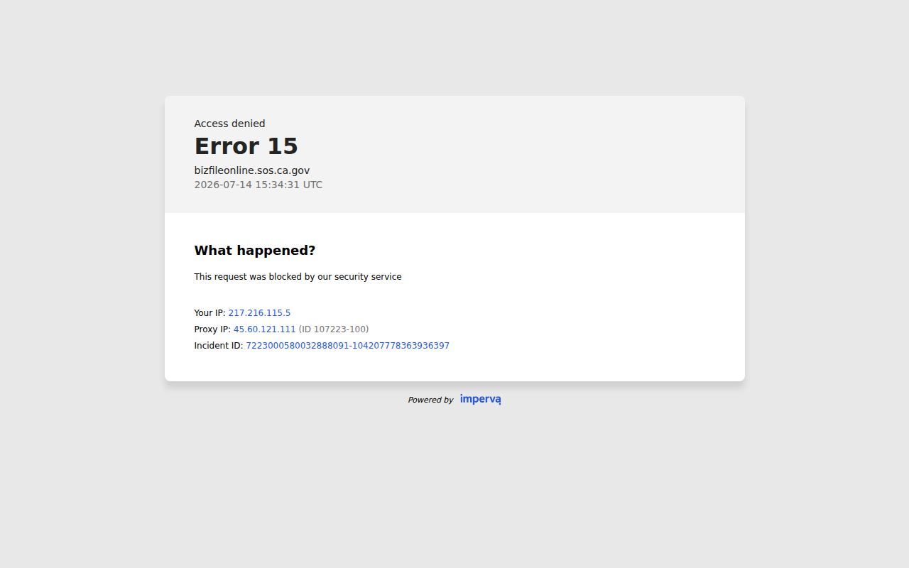 Menifee people search through California business records